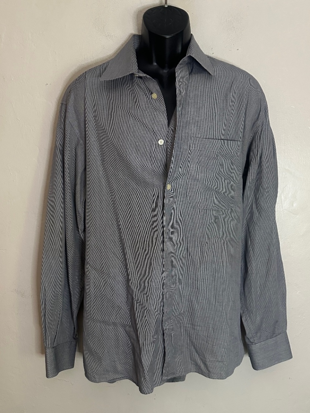 Mondo di Marco Long Sleeve Shirt 16/34-35 Gently worn 100% cotton Made in Italy